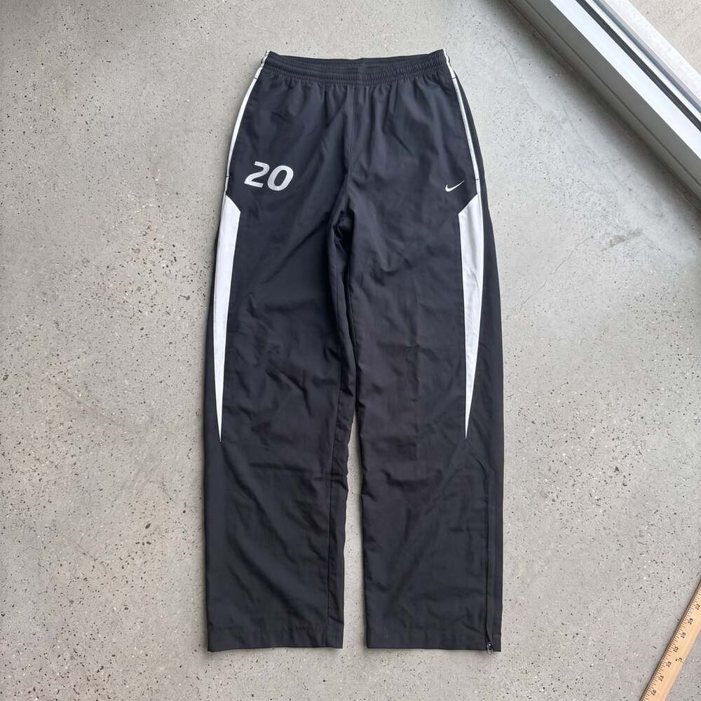 Nike Team Storm-Fit Windbreaker Track Pants Size S Black White 20